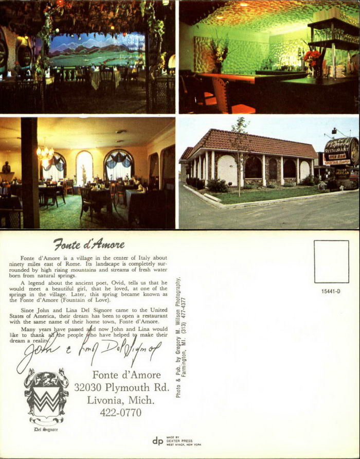 Fonte dAmore - Old Postcard (newer photo)